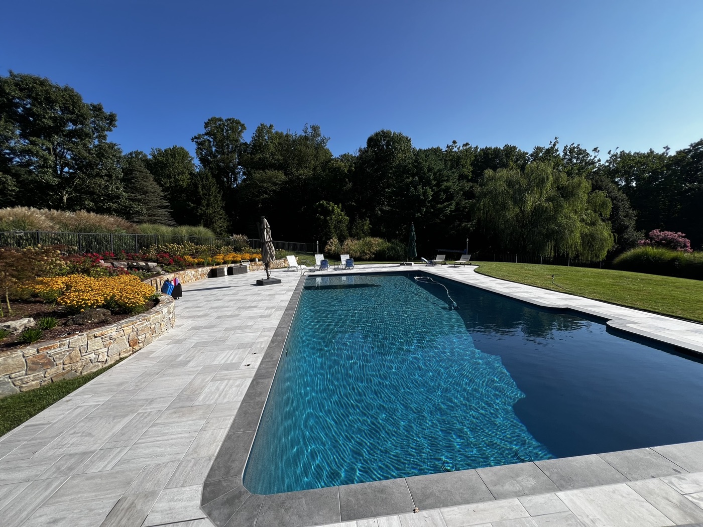 Completed pool renovation