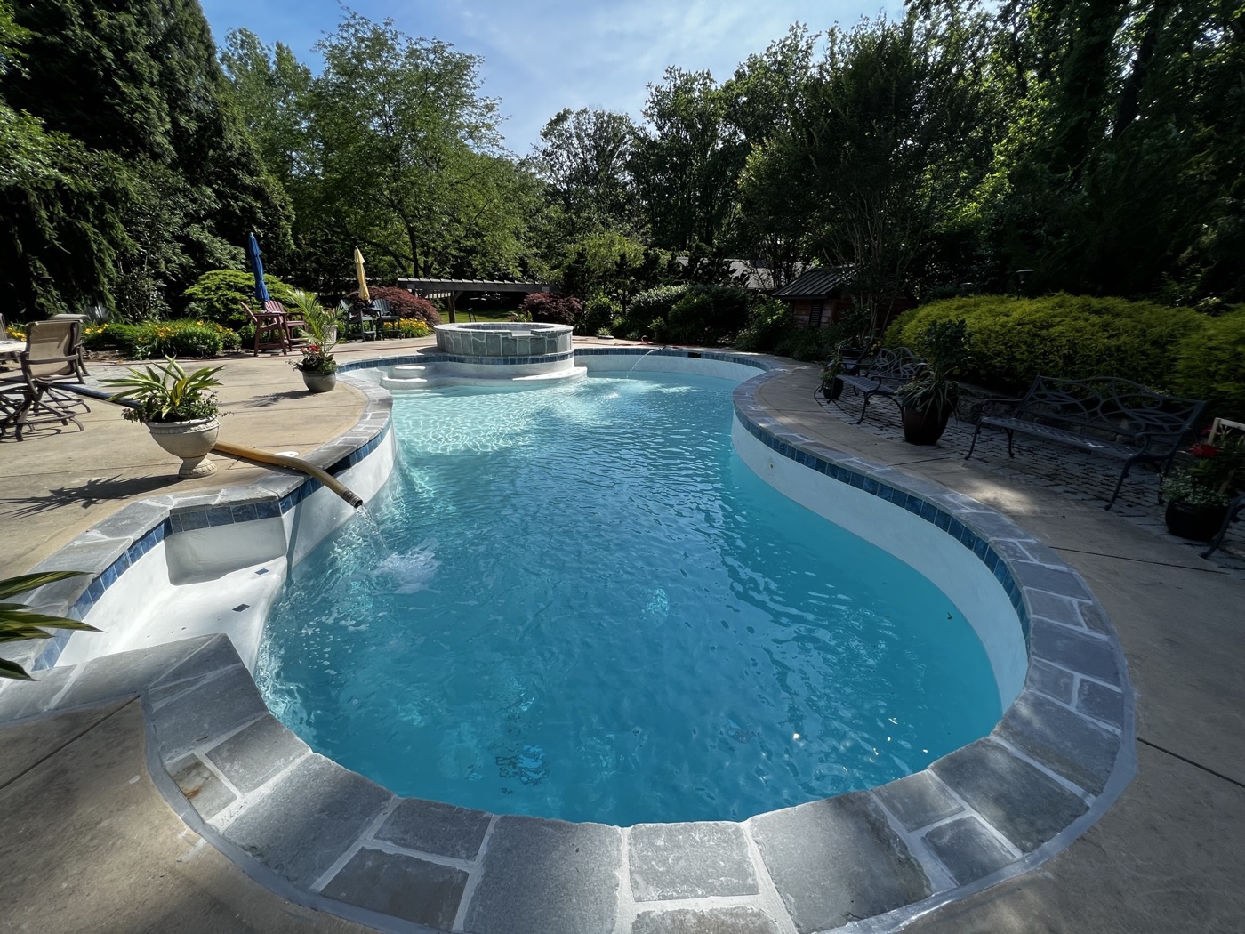 Pool after renovation