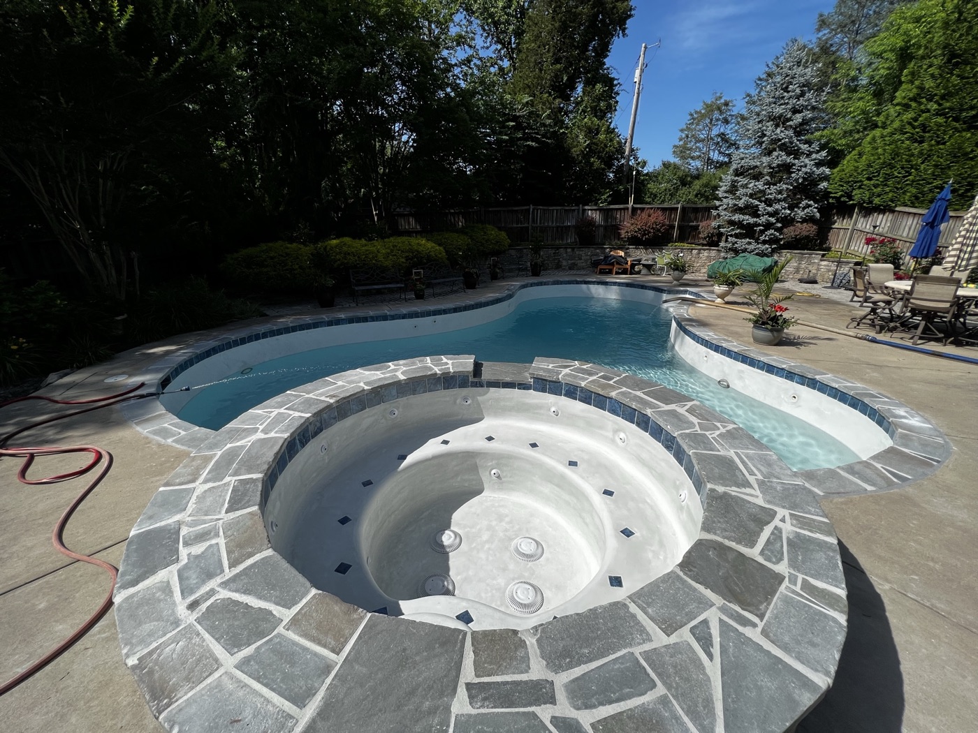 Pool before renovation