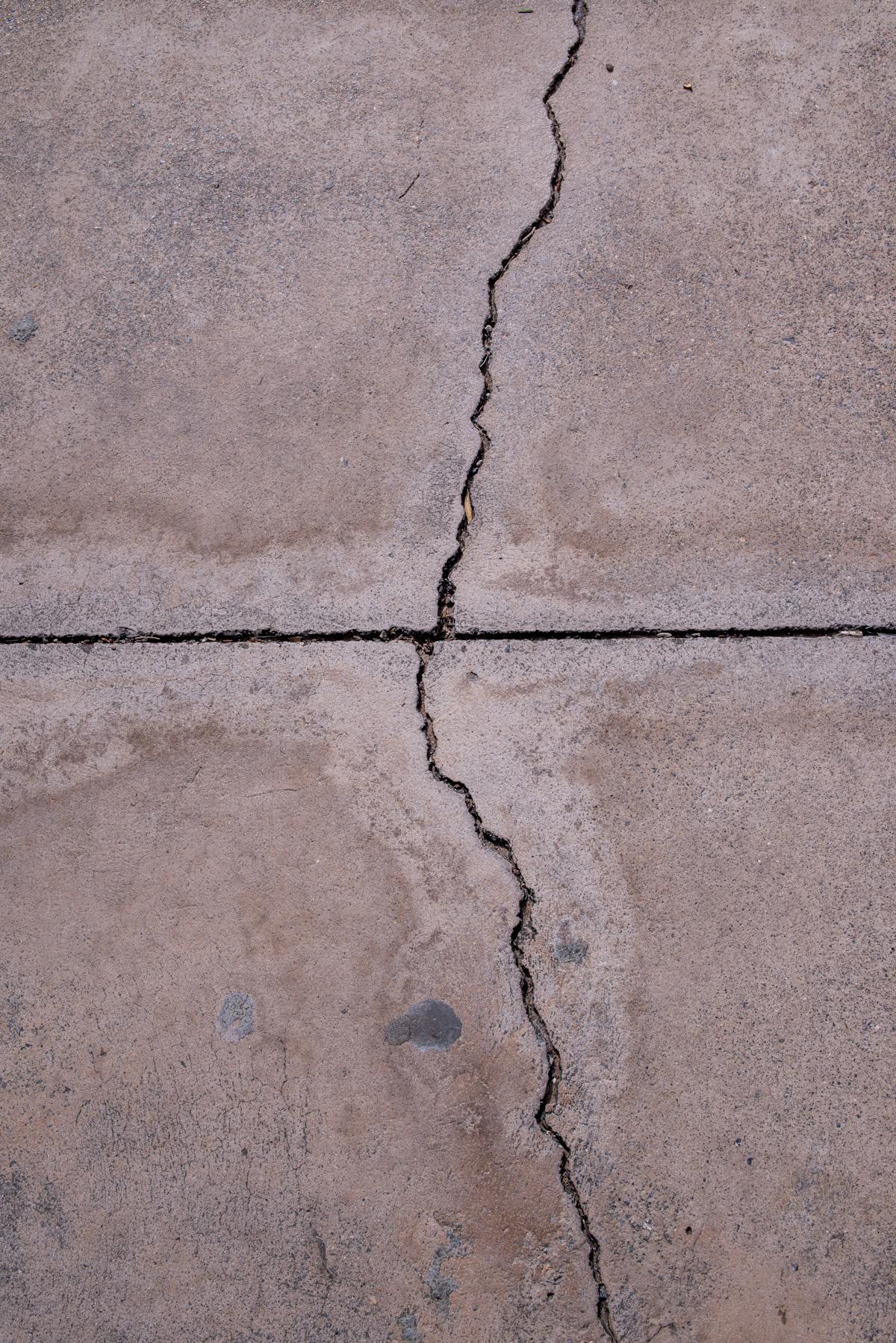 Crumbling pool deck