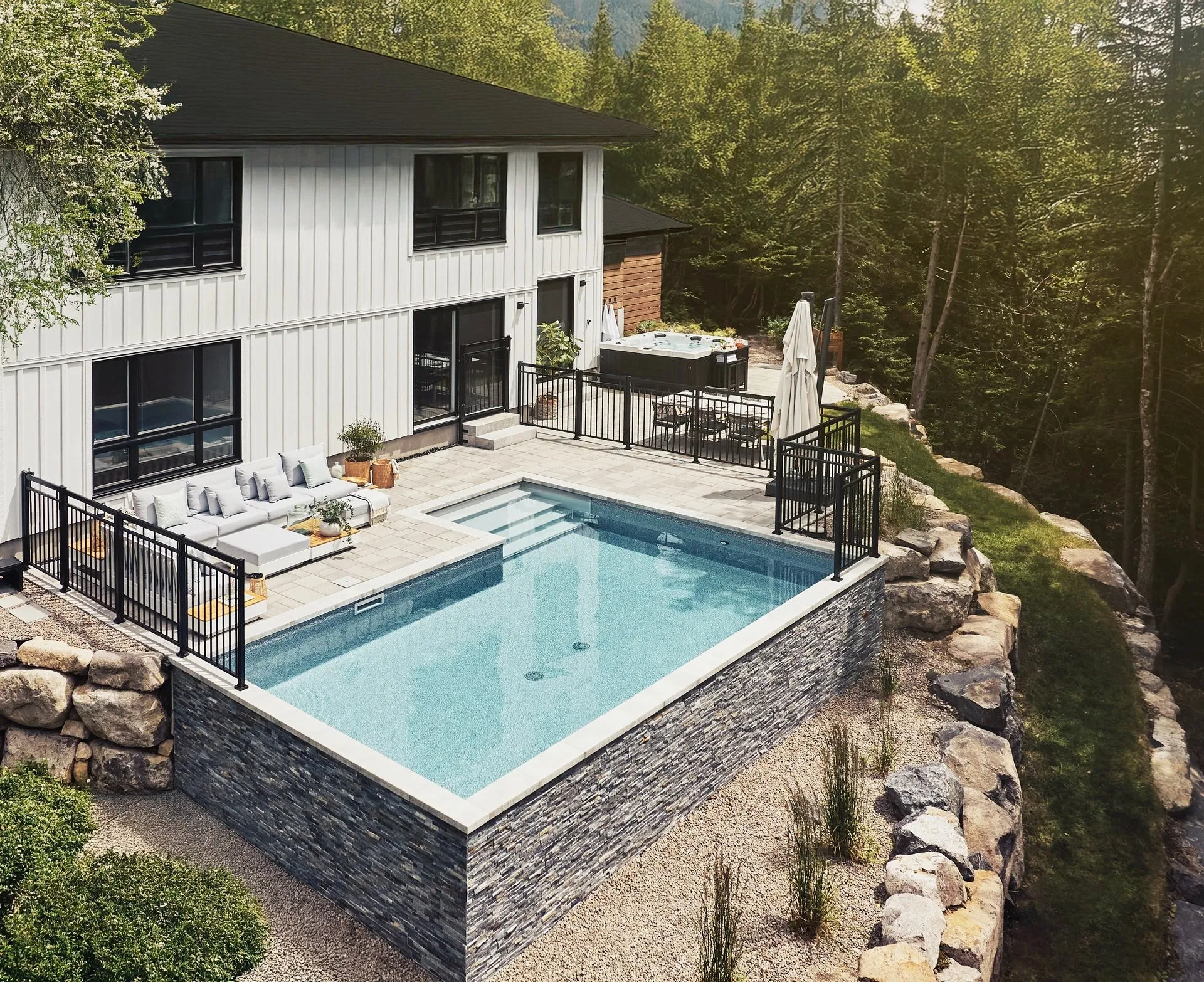 Above Ground Architectural Pool Design