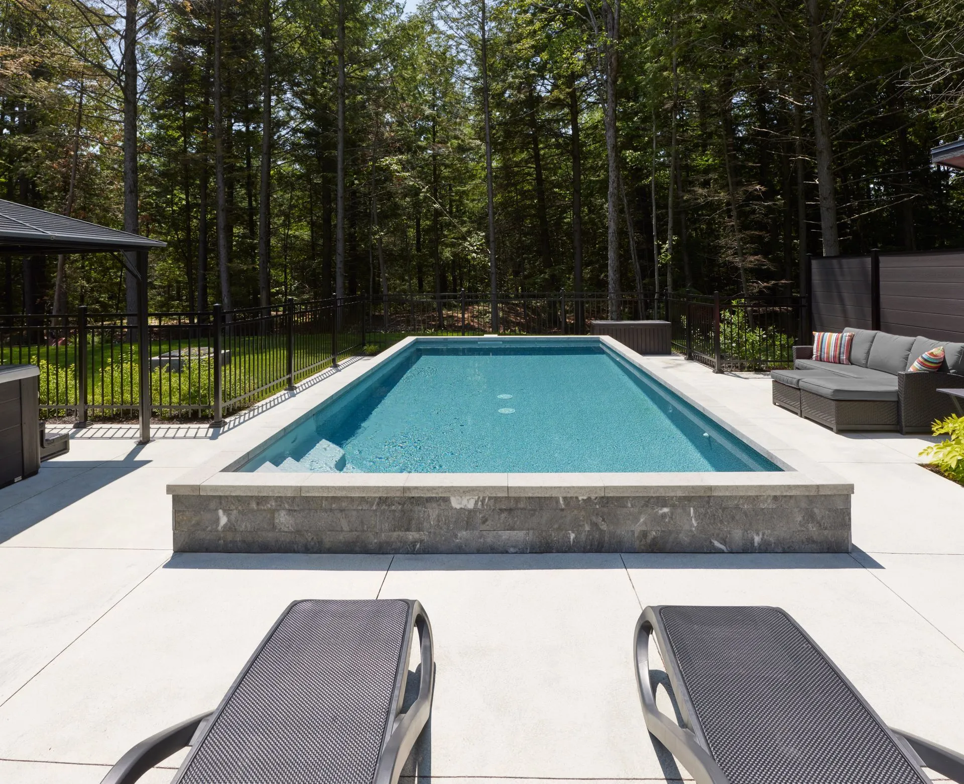 Semi-In-Ground Pool Design